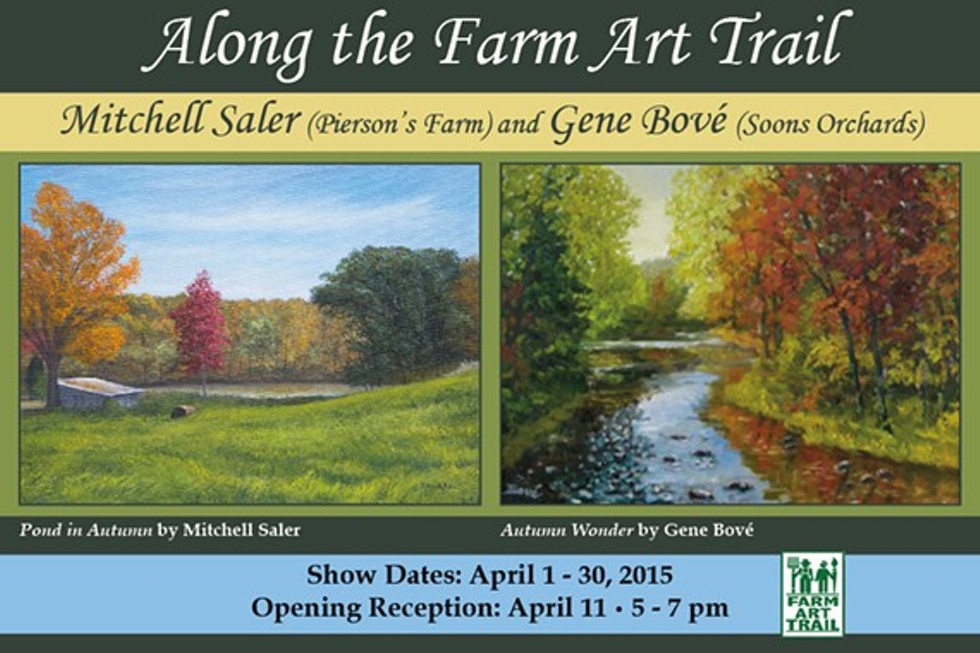 Along the Farm Art Trail - Paintings by Mitchell Saler and Gene Bové