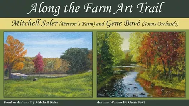 Image: Along the Farm Art Trail: Paintings by Mitchell Saler and Gene Bov&eacute;