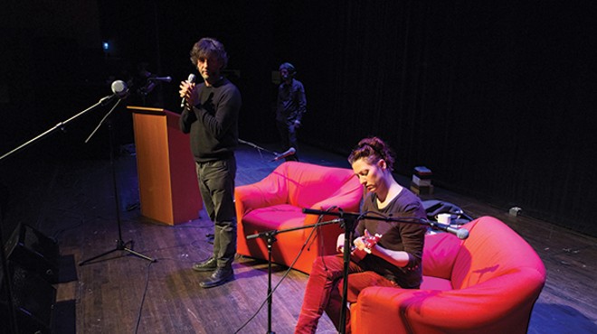 "An Evening with Neil Gaiman and Amanda Palmer" at Bard College on April 6.