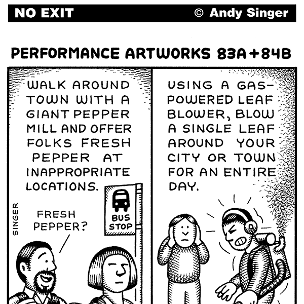Andy Singer No Exit Cartoon