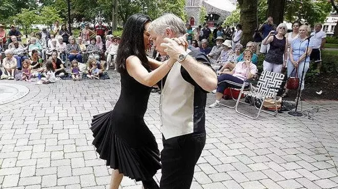 Image: Argentine Tango In The Courtyard