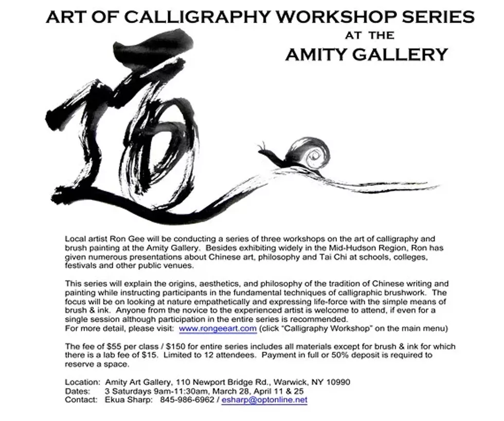 Calligraphy Workshop with Ron Gee