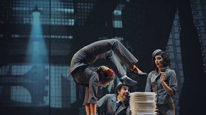 Cirque Éloize brings "Cirkopolis" to Proctor's Theater in Schenectady this month.