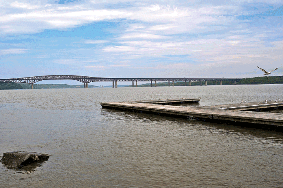 Newburgh-Beacon Bridge viewed from the Newburgh Waterfront.