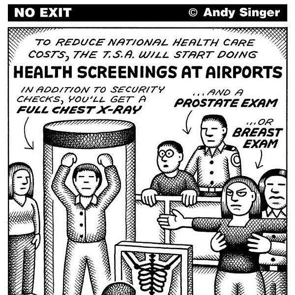 No Exit cartoon by Andy Singer.