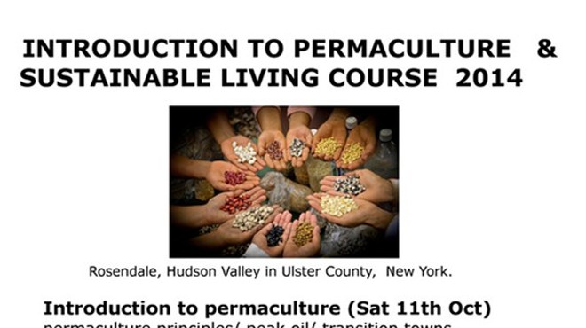 Permaculture and Sustainability Workshops with Alex Chellet