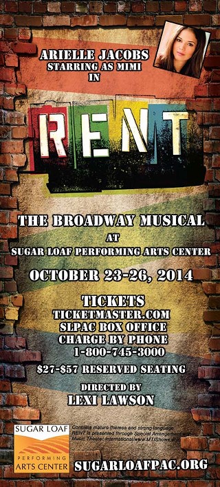 Rent–The Broadway Musical Performance–at the Sugar Loaf Performing Arts Center