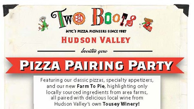 Two Boots Pizza & Wine Pairing Party