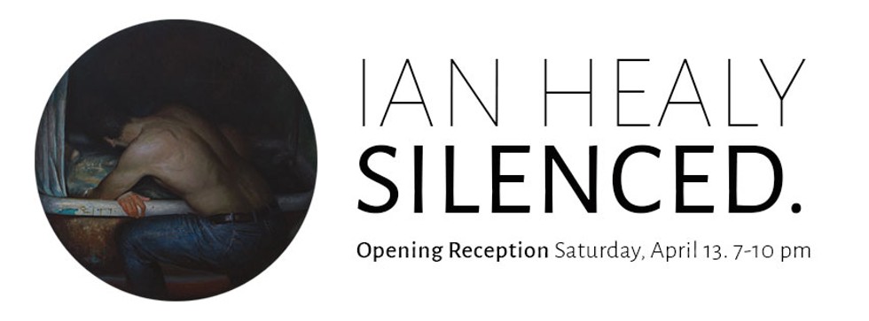 Solo Exhibition Ian Healy Silenced.