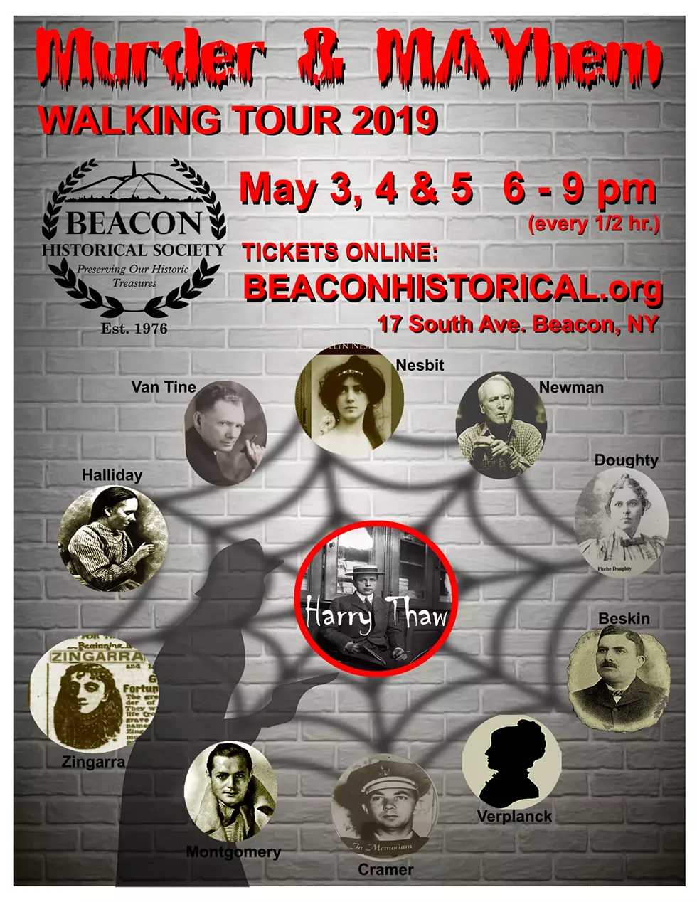Murder & MAYHem Historical Street Theater Walking Tour