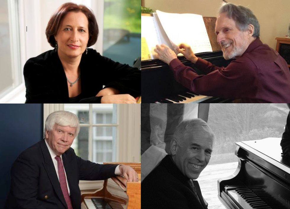 Clockwise from top left: Gili Melamed-Lev, Uel Wade, Lincoln Mayorga, and David Smith.
