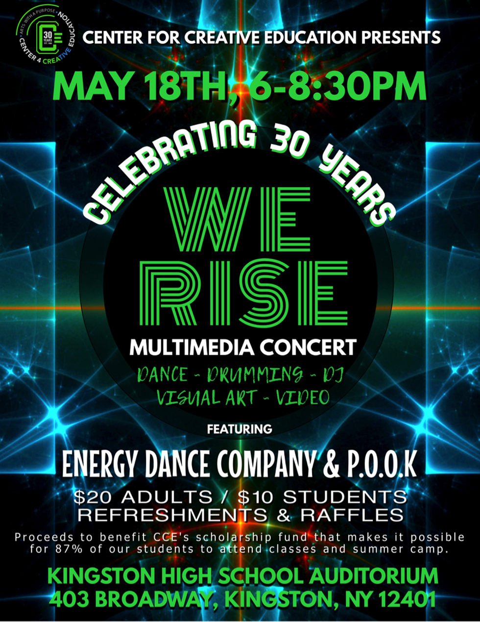 Center for Creative Education's "We Rise" Multimedia Concert