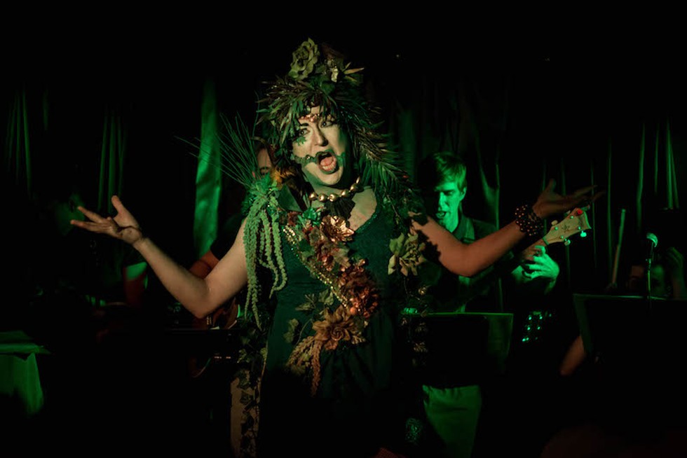 Cabaret Artist Salty Brine in Welcome to the Jungle
