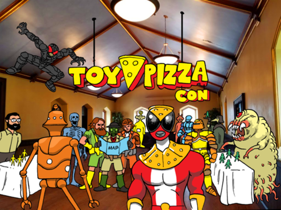One Day event featuring Action Figures, Comic Books, and of course...Pizza!