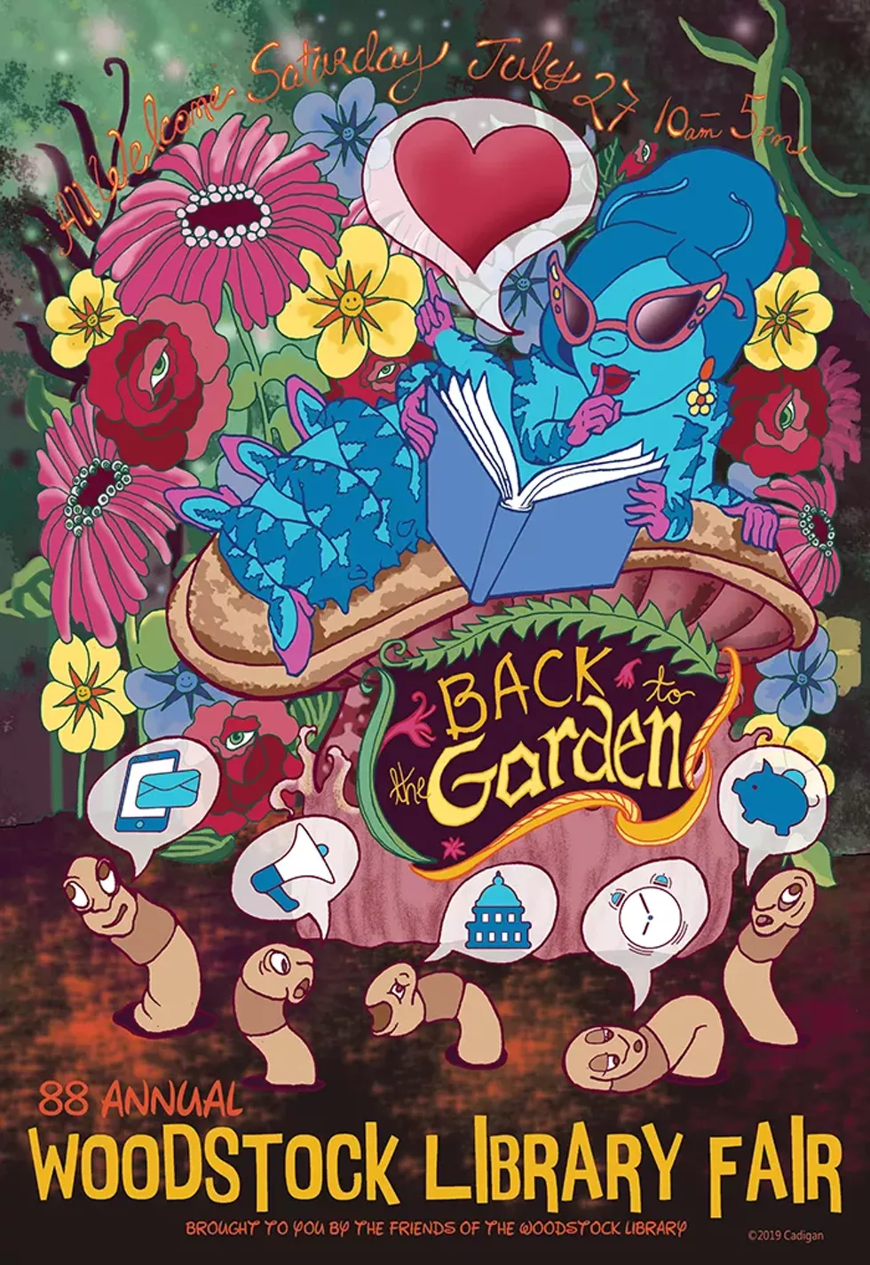 88th Library Fair poster
