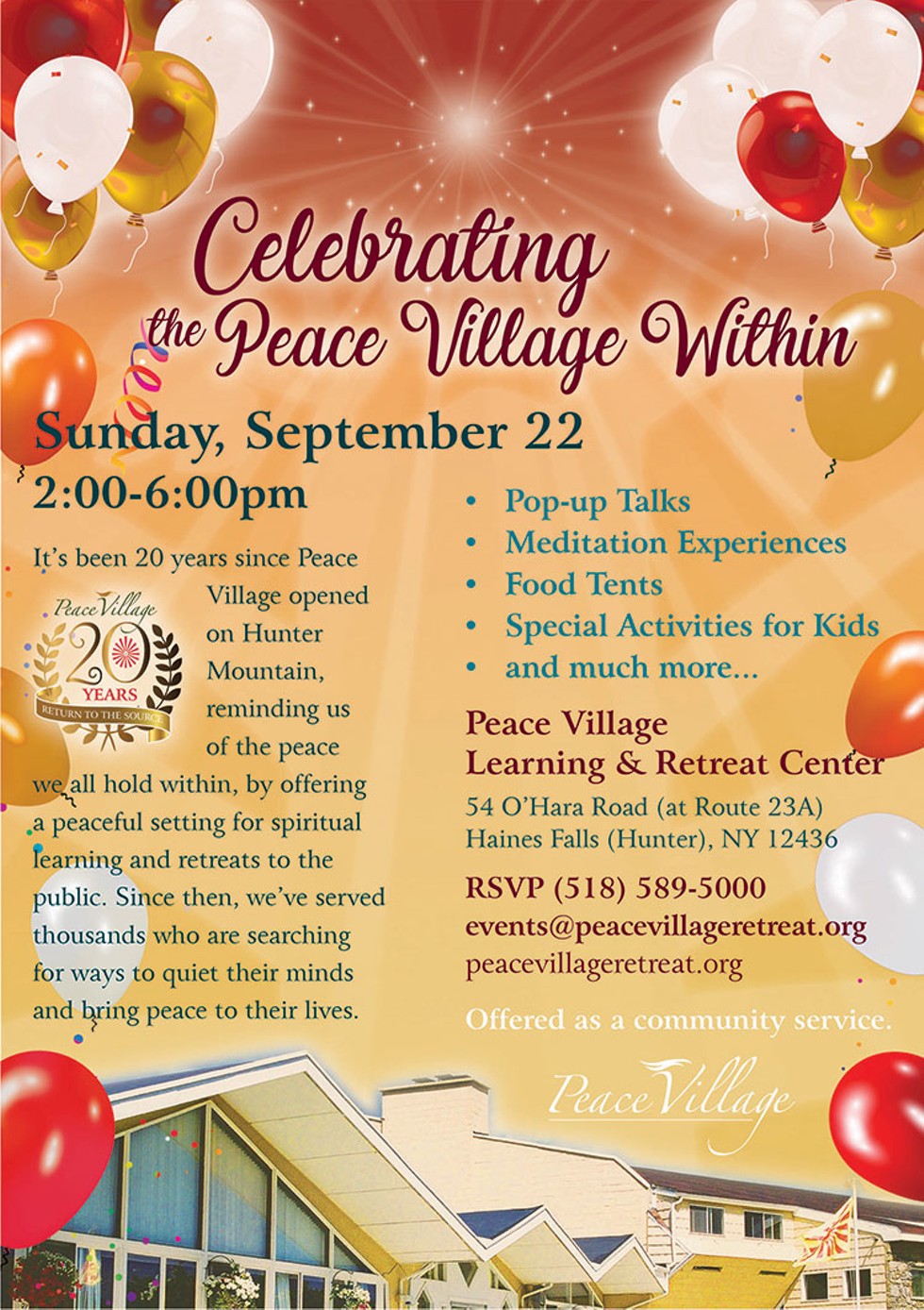 Peace Village Retreat Center - 20th Anniversary