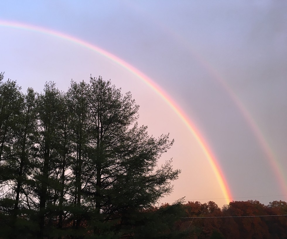 Double Rainbow, election day 2018