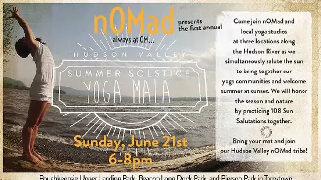 Image: Hudson Valley's Summer Solstice Yoga Mala