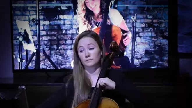 Image: Ashley Bathgate in An Evening of Art/Music/Tech