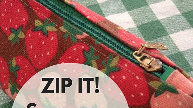 Zip it! Sew Your Own Pouch