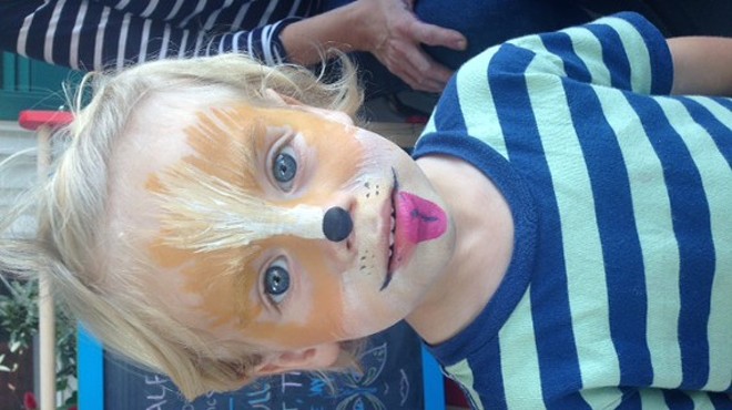 Face Painting on Apple Blossom Day