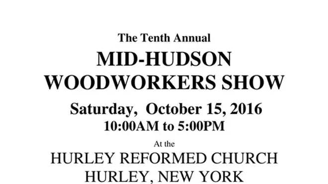 Image: The Tenth Annual Mid-Hudson Woodworkers Show