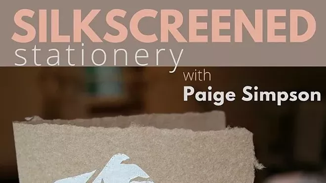 Image: Silkscreened Stationary with Paige Simpson