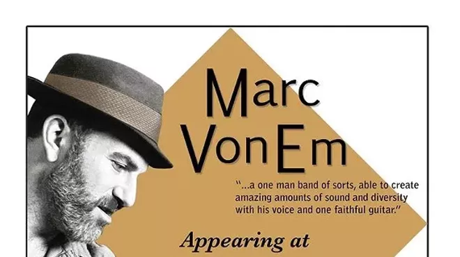 Image: Singer/Songwriter Marc Von Em