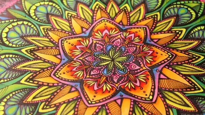 Image: Color Mandalas, Sip Tea and Relax