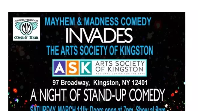 Image: Mayhem & Madness Comedy Invades ASK