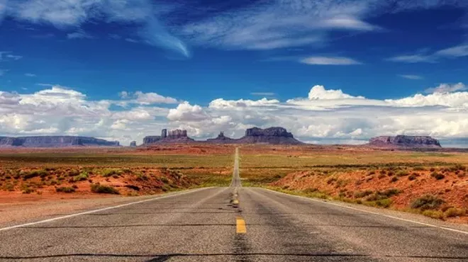 Image: Along a Desert Highway