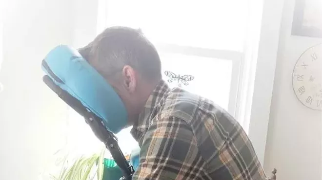 Image: Chair Massage at Crop Walk