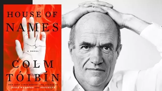 Image: Colm T&oacute;ib&iacute;n in conversation with WAMC's Joe Donahue