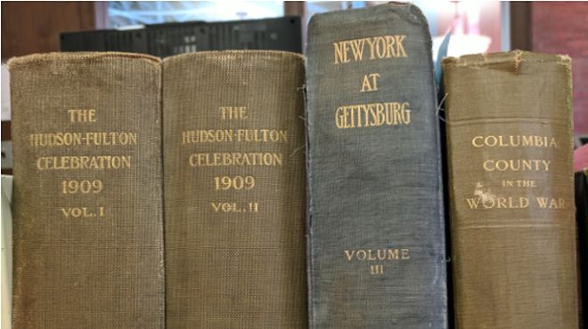 Image: History Room and Friends of Hudson Area Library Book Sale