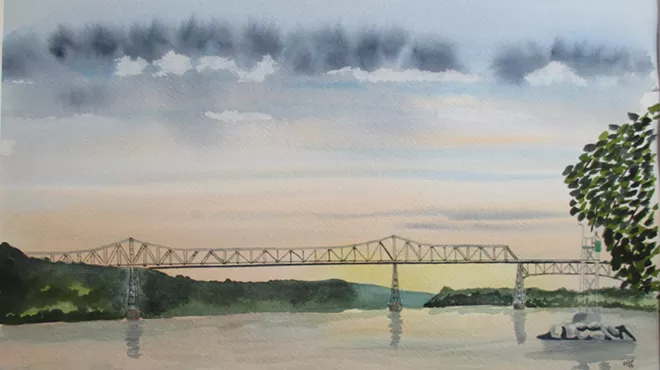 Image: Bridges Past and Present: Crossing the Hudson River