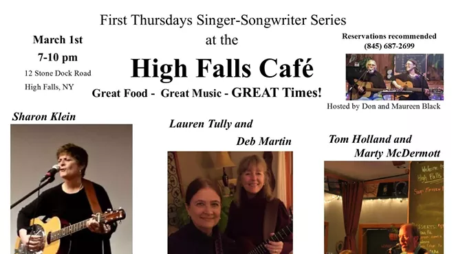 Image: First Thursday Singer Songwriter Series