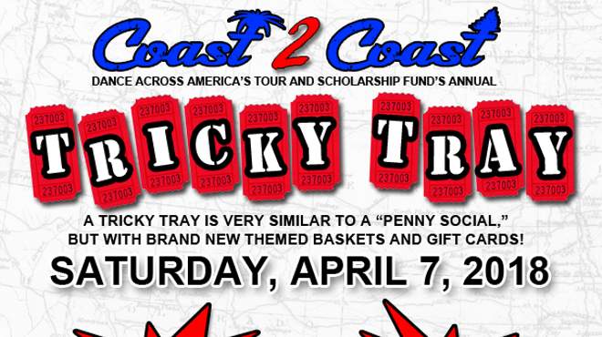 Image: Coast 2 Coast Dance Annual Tricky Tray/Penny Social