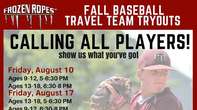Frozen Ropes Fall Baseball Travel Team Tryouts