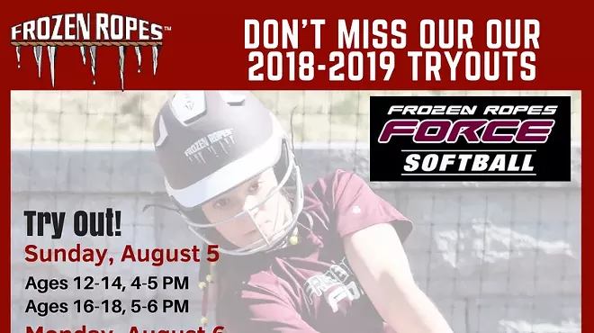 Image: Frozen Ropes Softball 2018-2019 Travel Team Tryouts