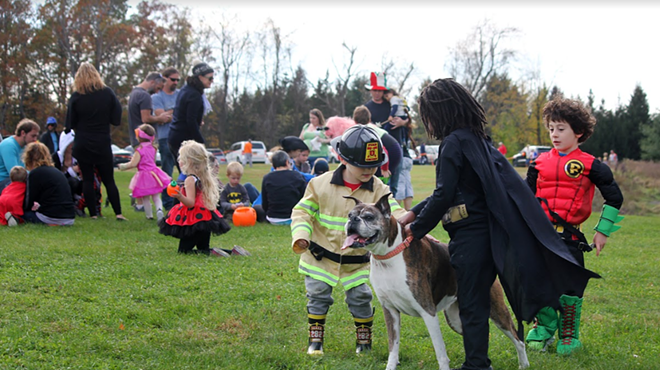 Image: Trick-or-Treat in The Fields Sculpture Park