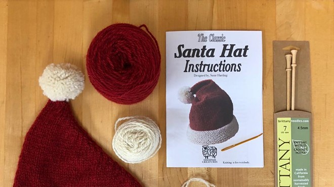 Santa’s Hat Knitting Workshop