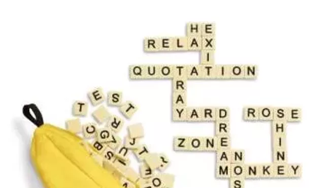 Image: Going Bananagrams!