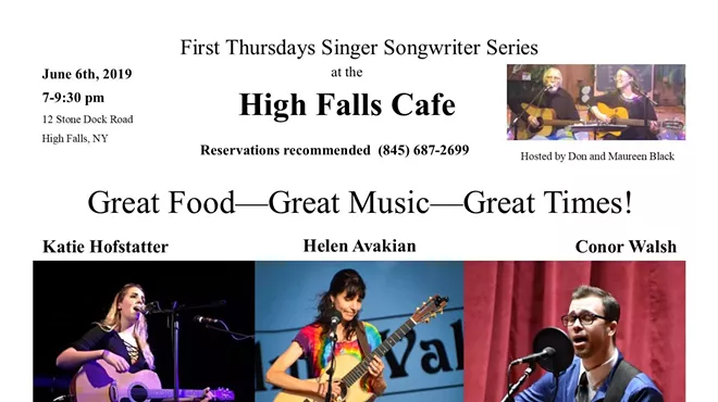 Image: First Thursdays Singer Songwriter Series
