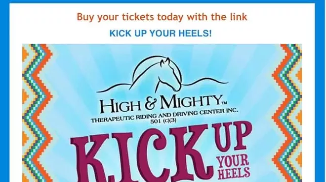Image: Kick up your Heels Fundraiser