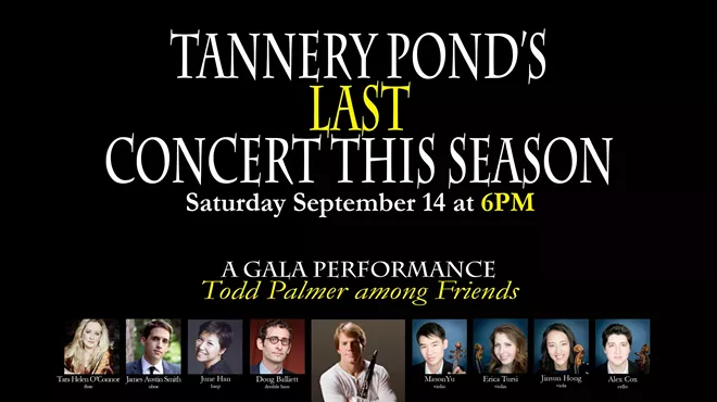 Image: Tannery Pond's Last Concert of the Season with Todd Palmer Among Friends