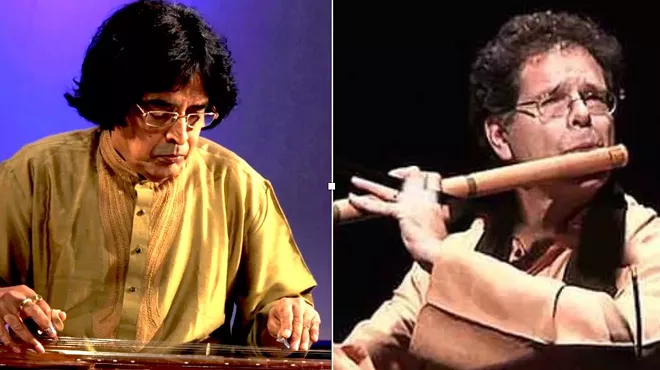 Image: Indian Classical Duet: BK Pal (Slide Guitar) & Steve Gorn (Flute)