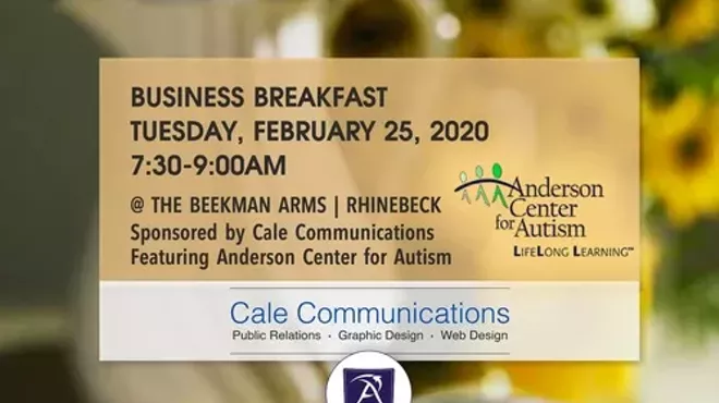 Image: Rhinebeck Chamber Breakfast at the Beek Hosted by Cale Communications and Anderson Center for Autism