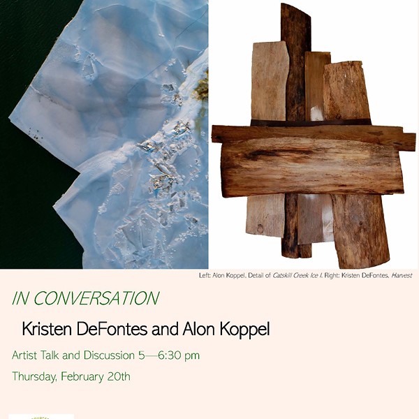 Artist Talk & Discussion: In Conversation with Kristen DeFontes and Alon Koppel