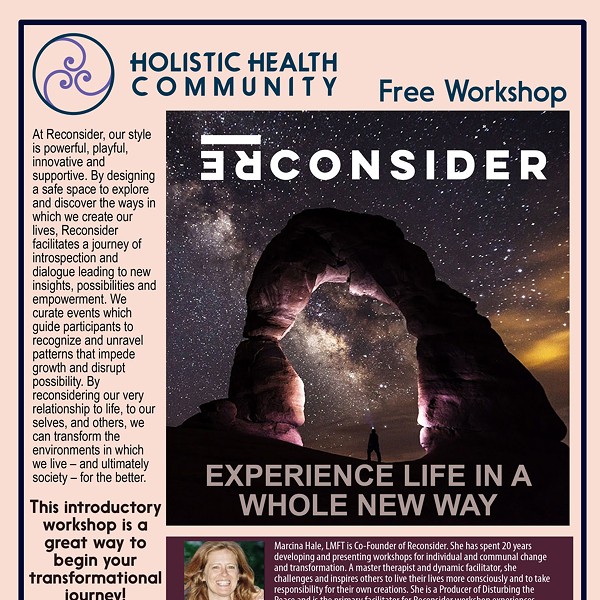 ***MOVED TO VIDEO CONFERENCE***Reconsider Workshop with Marcina Hale and Stephen Apkon
