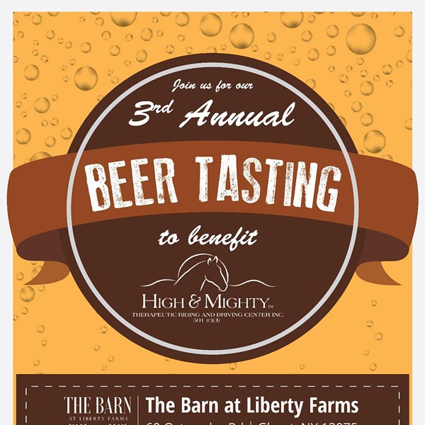 Beer Tasting Benefit High-n-Mighty Therapeutic Riding&Drivng Center